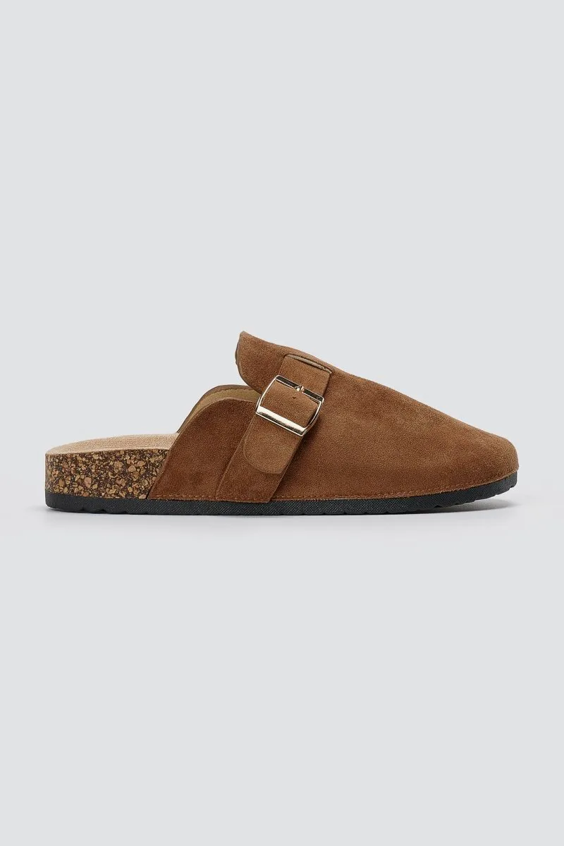ERYNN Suede Clogs - 903-630 - Tan Suede