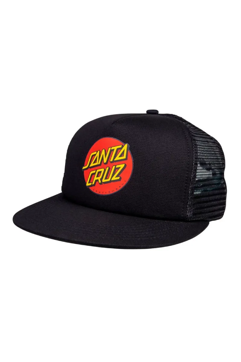SANTA CRUZ Καπέλα Classic Dot Meshback - BLACK-SCA-CAP-0227-BLACK