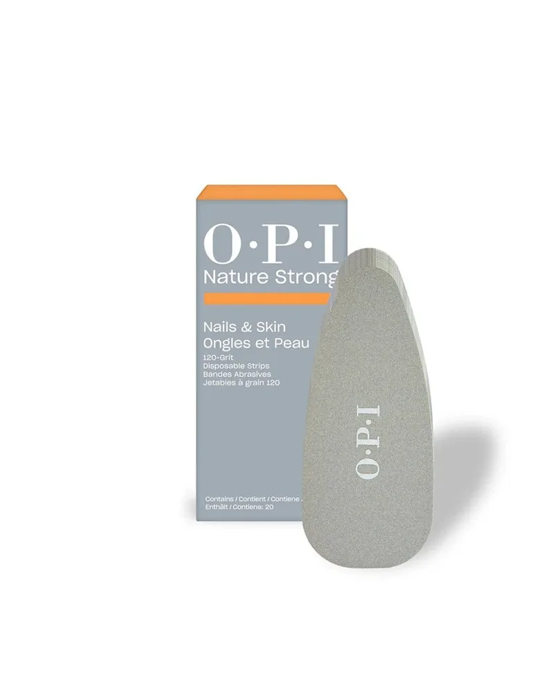 OPI Nature Strong - Nails & Skin 120-Grit Disposable Strips (20pcs)