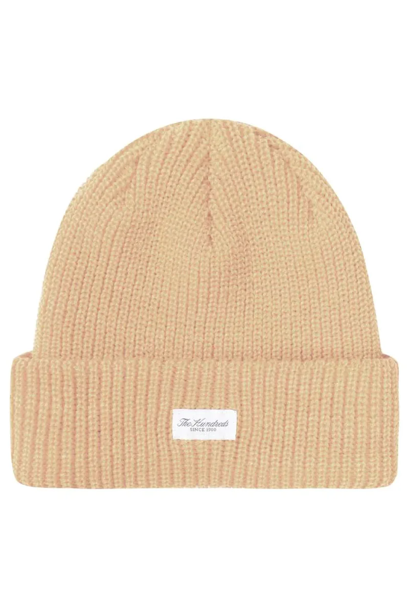 THE HUNDREDS Σκούφοι F22 Crisp Beanie - BEIGE-T22F106042-BEIGE