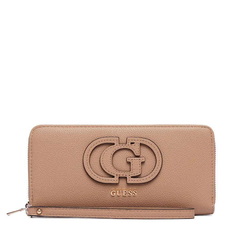Πορτοφόλι Guess Isola Slg SWBG99 05146 Σκούρο μπεζ