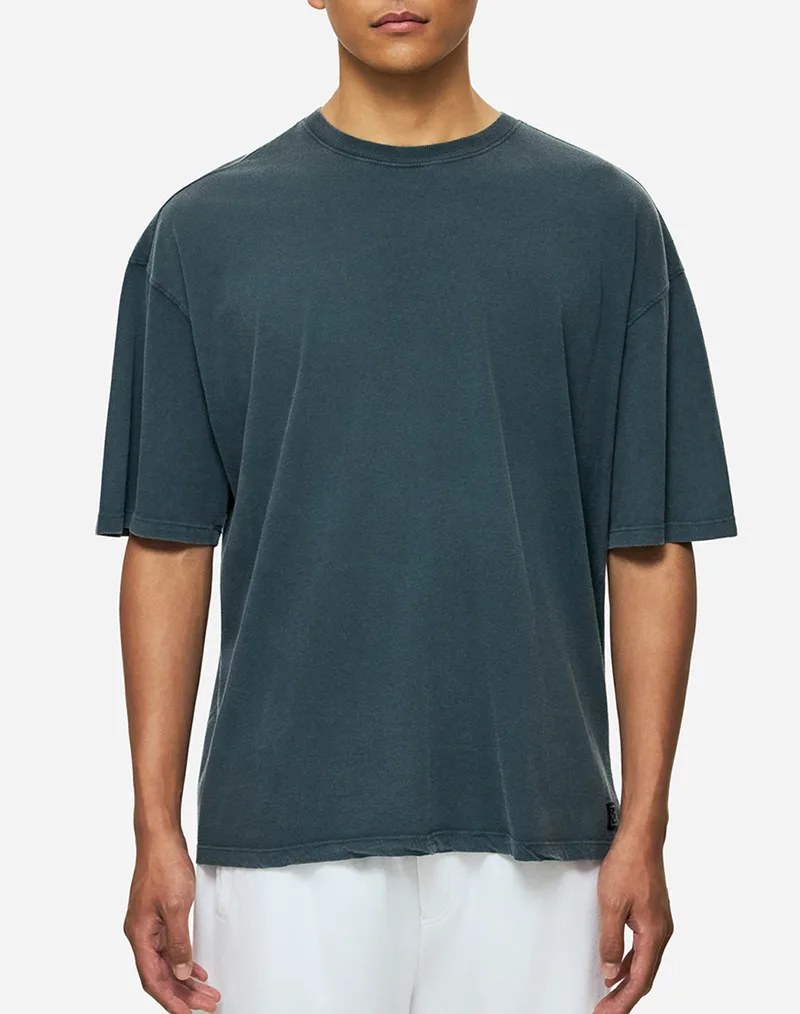 DIRTY LAUNDRY THE OVERSIZED T-SHIRT DLMT000645-VINTAGE BLUE DarkBlue