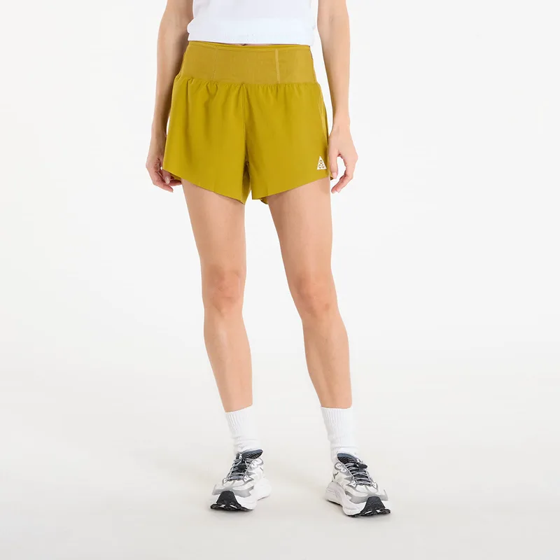 Σορτς Nike ACG Women's Dri-FIT Mid-Rise Brief-Lined Trail Running Shorts Peat Moss/ Ironstone/ Summit White XS