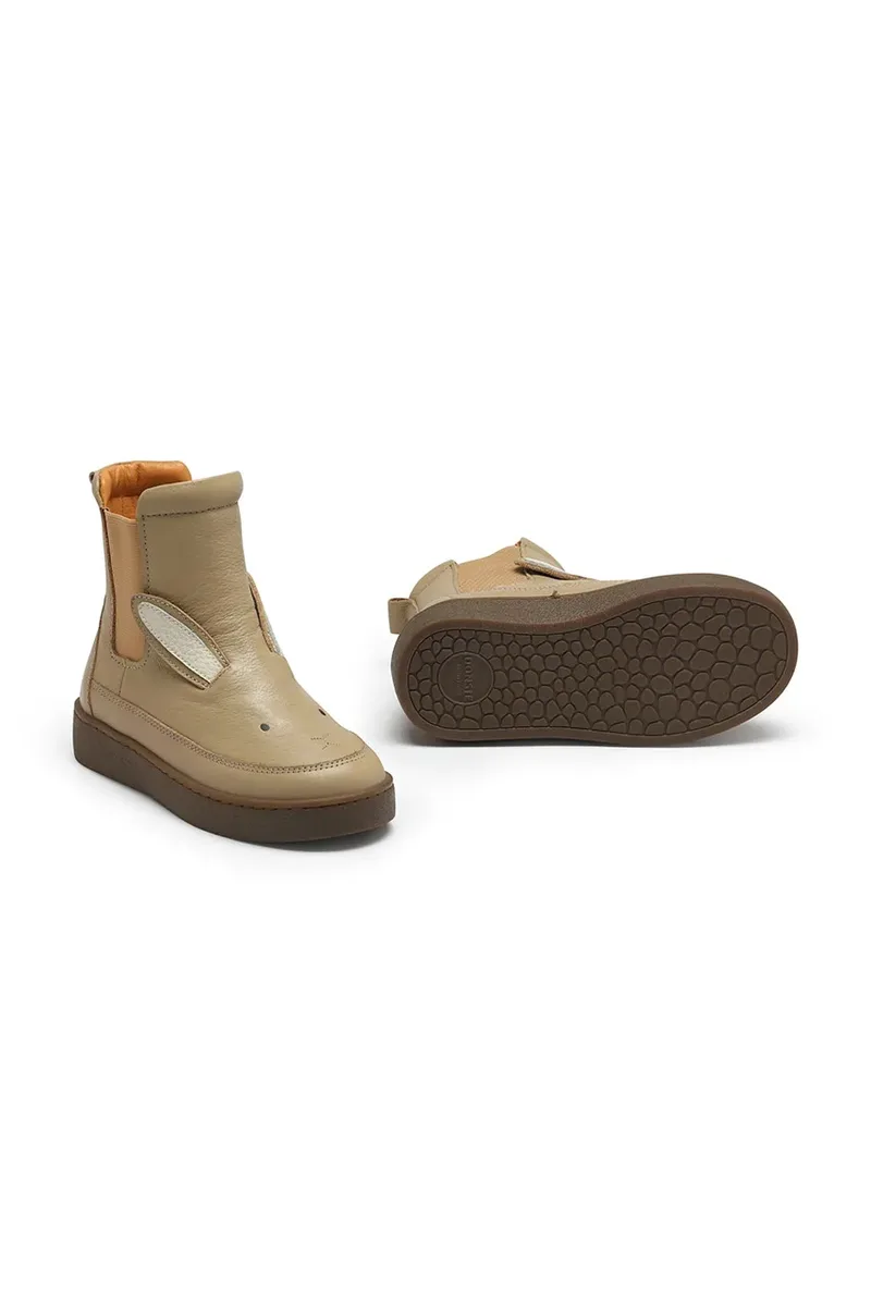 Παιδικές δερμάτινες χειμερινές μπότες Donsje Thuru Classic Boots Bunny