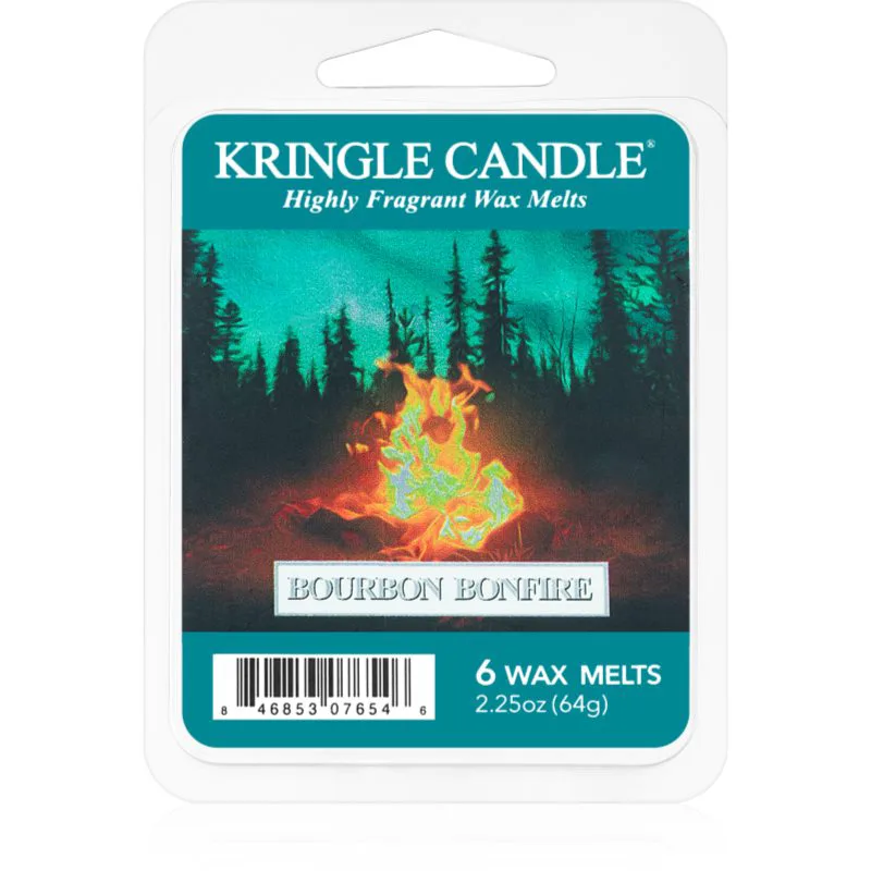 Kringle Candle Bourbon Bonfire κερί για αρωματική λάμπα 64 γρ