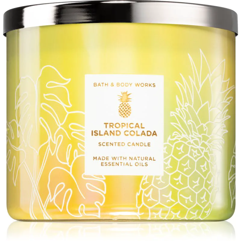 Bath & Body Works Tropical Island Colada αρωματικό κερί 411 γρ