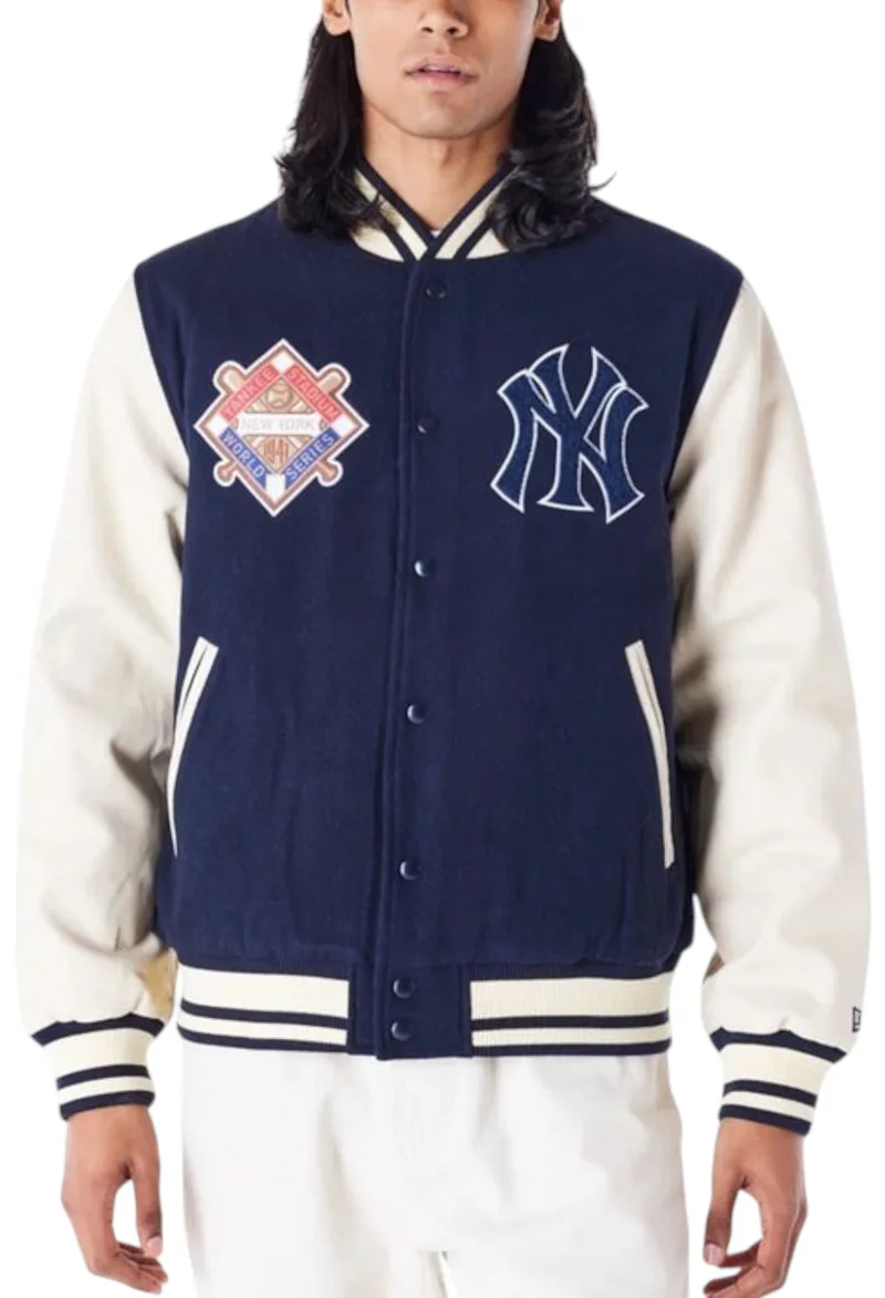 Μπουφάν New Era Mlb Patch Vrsity Neyyan 60564877-410 Ανδρικό