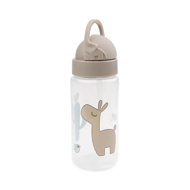 Πλαστικό Παγούρι με Καλαμάκι Done By Deer Lalee Sand 350ml BR76443