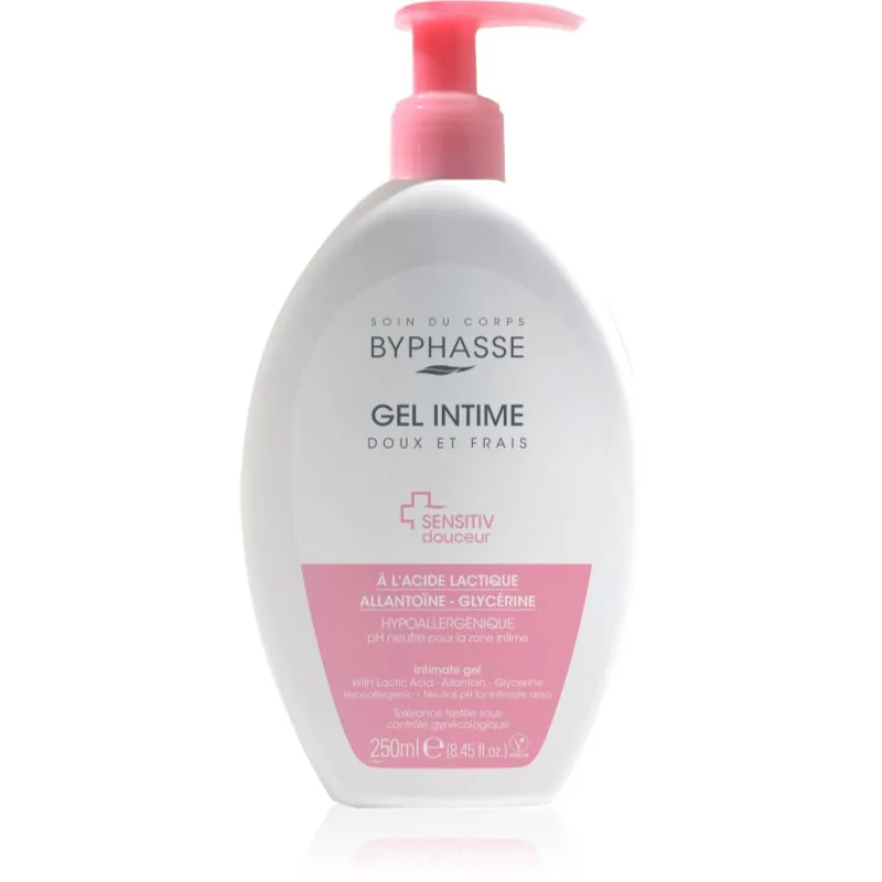 BYPHASSE Sensitiv τζελ προσωπικής υγιεινής 250 ml