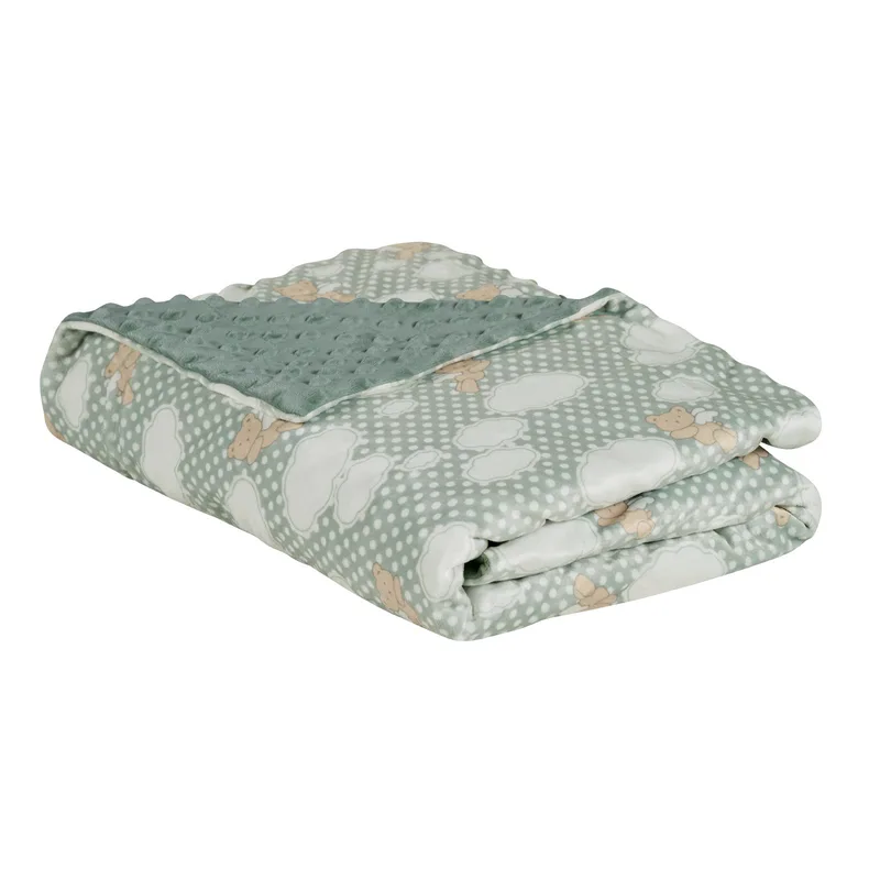 Κουβέρτα Fleece Αγκαλιάς Das Home 4901 Mint 75x100