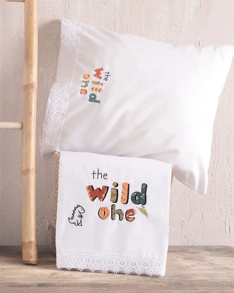 Σετ Σεντόνια Κούνιας (105Χ160) Wild Green, Rythmos Home