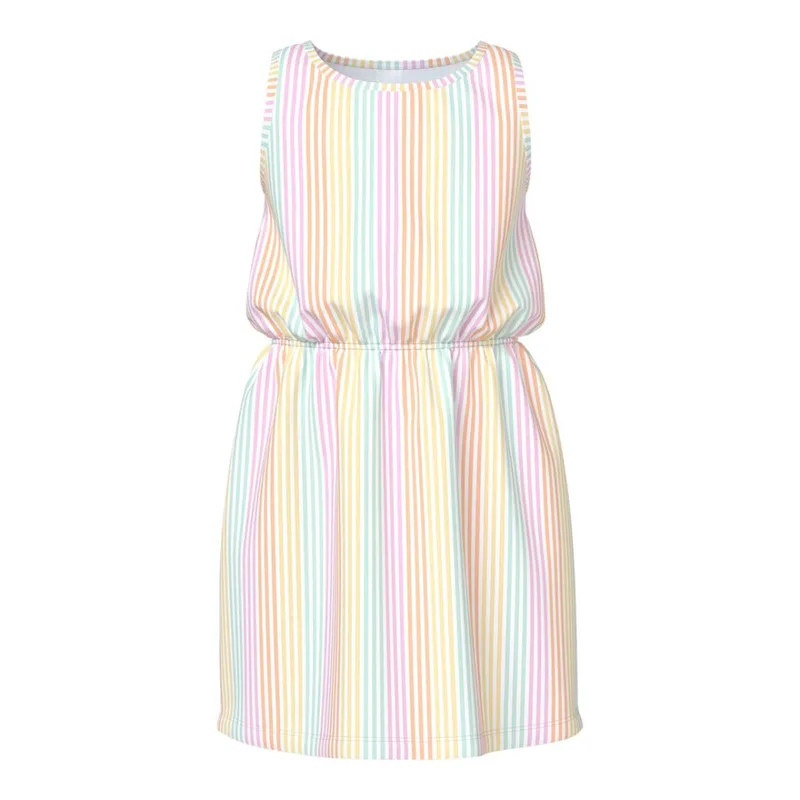 Φόρεμα μακό κορίτσι name it-13230097-Bright White Cool Stripes