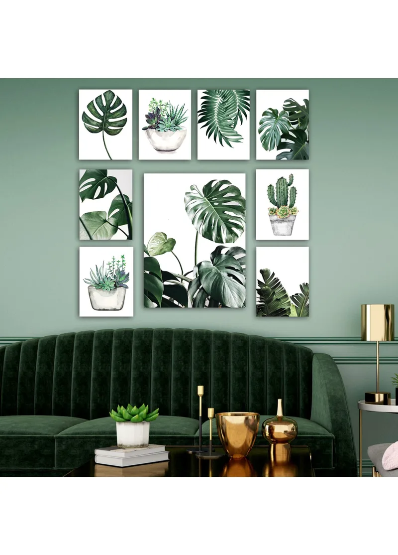 Home Bazaar - Διακοσμητικός Πίνακας Mdf 9 Τεμ. Kalune Design