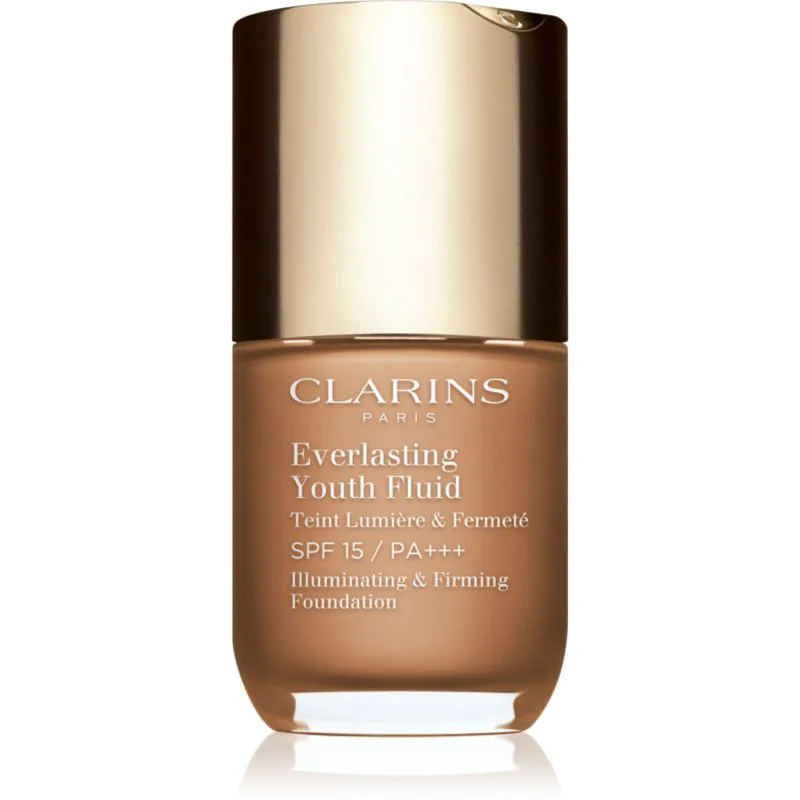 Clarins Everlasting Youth Fluid Foundation λαμπρυντικό μεικ απ SPF 15 απόχρωση 113 Chestnut 30 ml