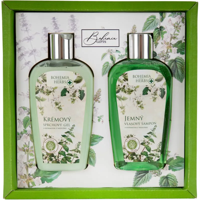 Bohemia Gifts & Cosmetics Bohemia Herbs Lemon Balm σετ δώρου με κηρήθρα