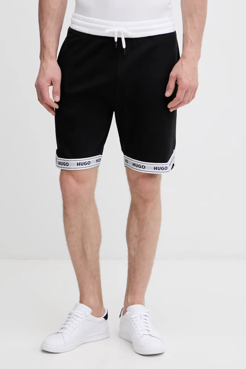 HUGO σορτς επίσημα Ανδρικά βαμβάκι με ελαστάν TADE SHORTS