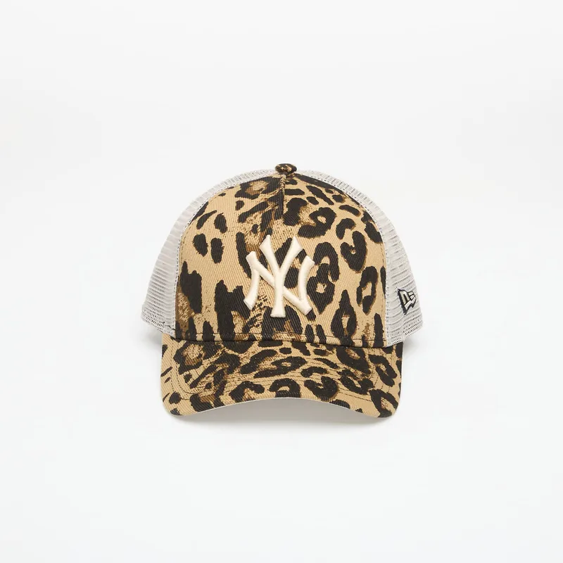 Cap New Era 9FORTY MC AF Trucker Leopard New York Yankees NFL Brown Suede Universal