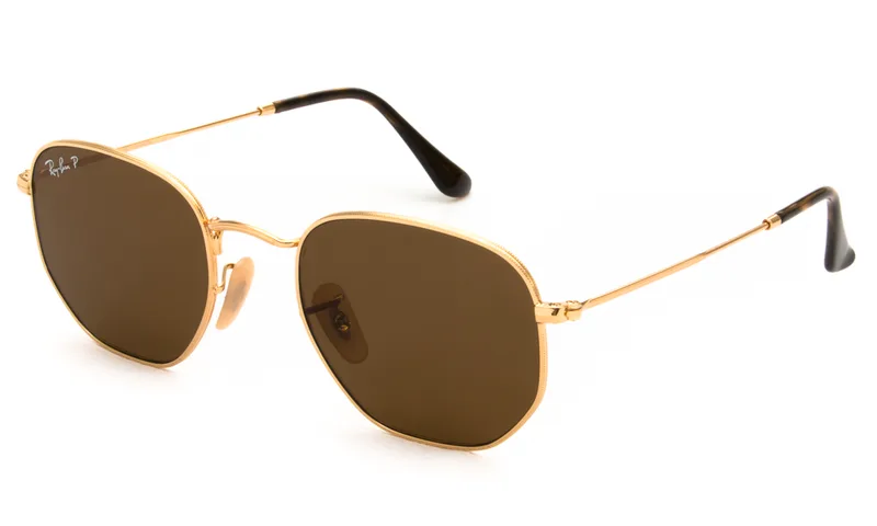 RAY BAN ΓΥΑΛΙΑ ΗΛΙΟΥ RAY BAN HEXAGONAL 3548N 001/57 5121 3548N Χρυσό