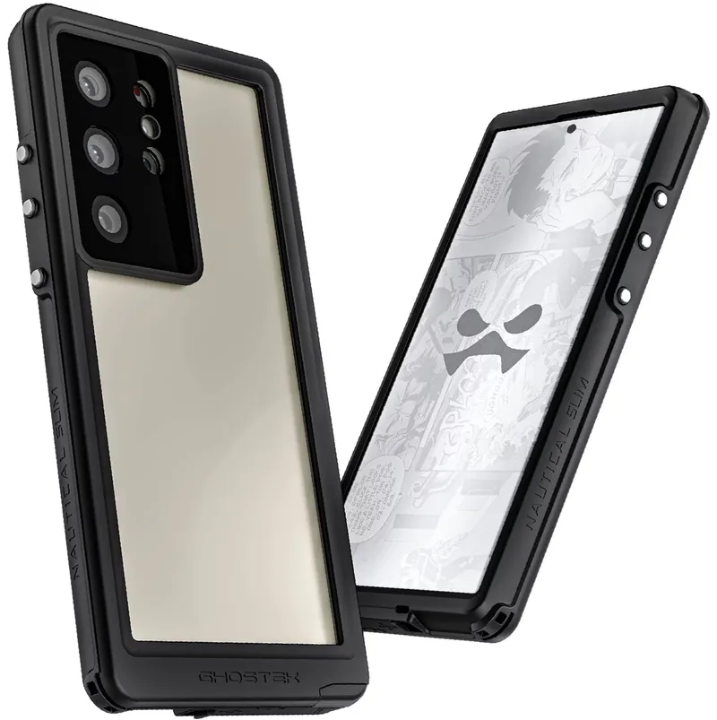 Ghostek Nautical Slim - Ανθεκτική Αδιάβροχη Θήκη Samsung Galaxy S23 Ultra - Clear (GHOCAS3380)