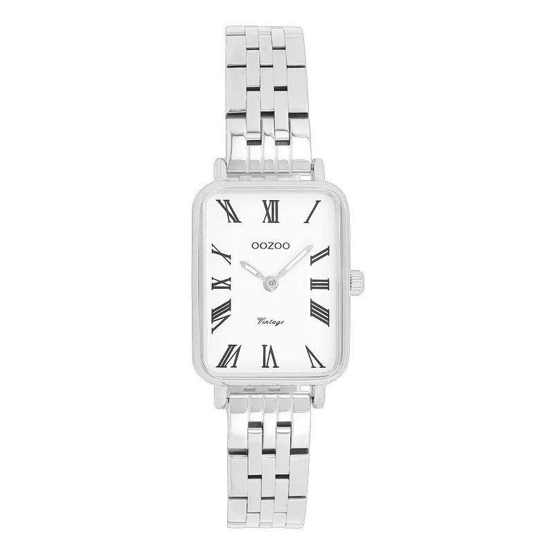 OOZOO Vintage - C20410, Silver case with Stainless Steel Bracelet