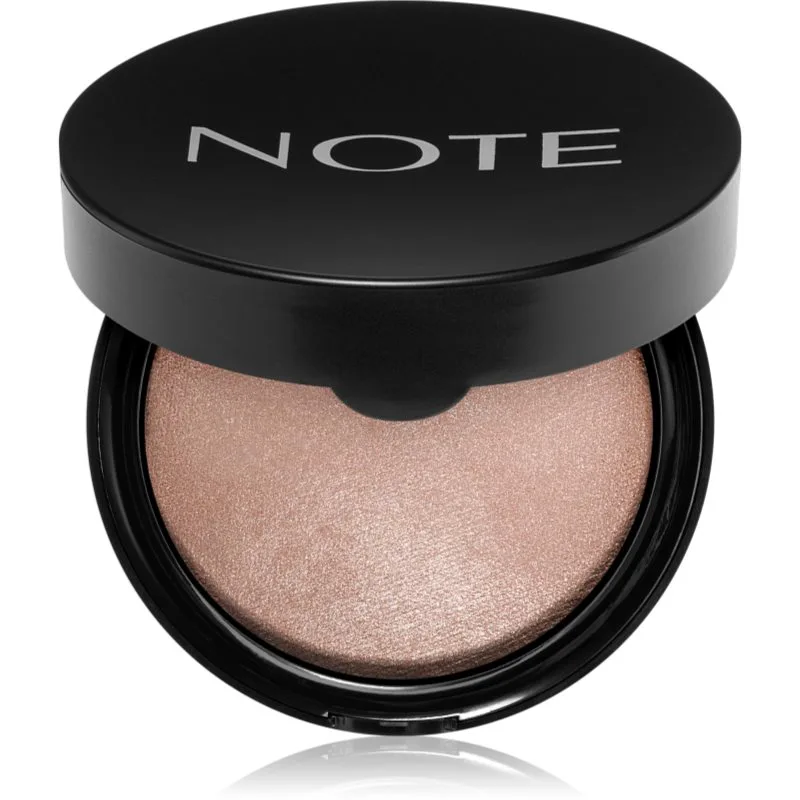 Note Cosmetique Baked Highlighter ψημένο λευκαντικό απόχρωση 02 Sun Kiss 10 γρ