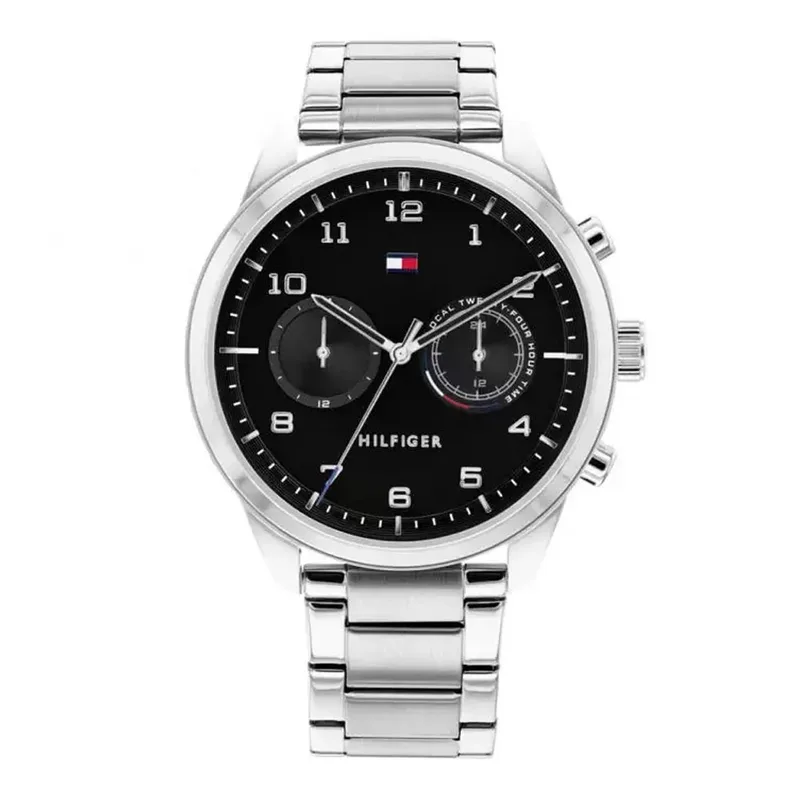 TOMMY HILFIGER Patrick Dual Time Stainless Steel Bracelet 1791784