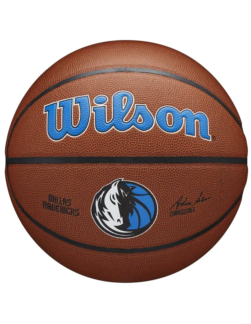 Wilson NBA Dallas Mavericks Μπάλα Μπάσκετ Indoor/Outdoor WTB3100XBDAL