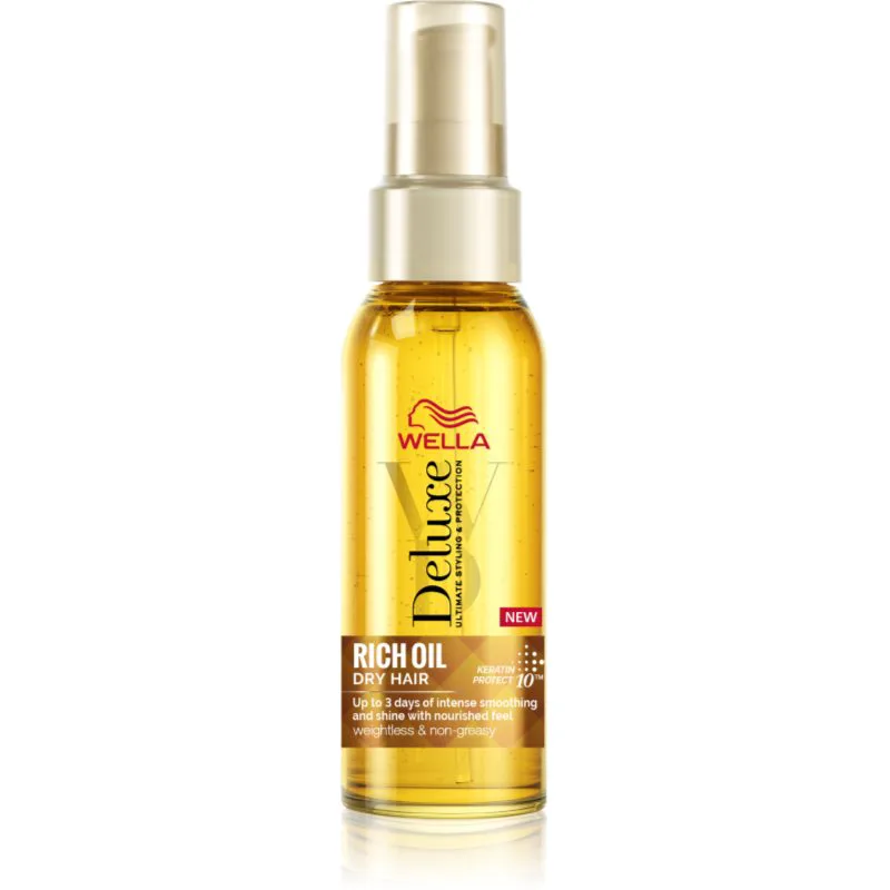 Wella Deluxe Rich Oil θρεπτικό λάδι για ξηρά μαλλιά 100 ml