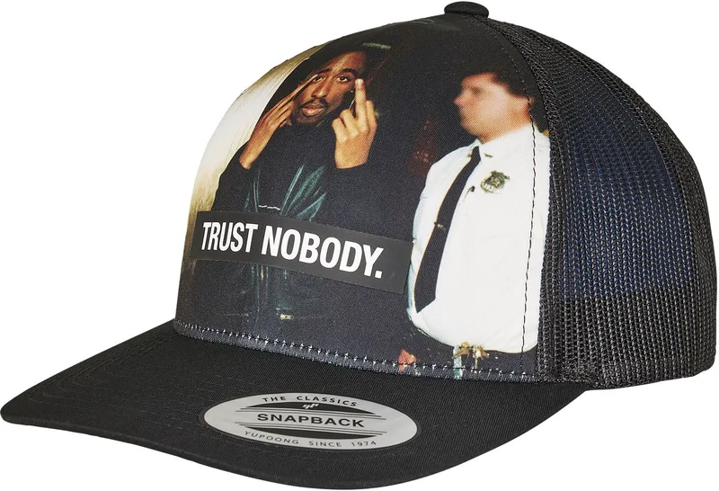 Καπέλο Tupac Trust Nobody Retro Mister Tee MT990 Black