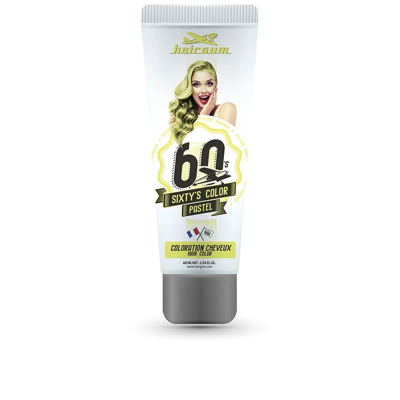 Hairgum Sixty's Hair Color Peach Color