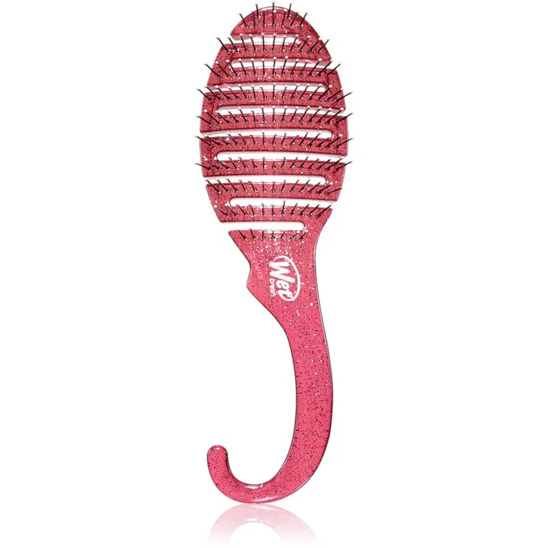 Wet Brush Shower Glitter Dtangler Ροζ βούρτσα για τα μαλλιά για το ντούζ Ροζ 1 τμχ