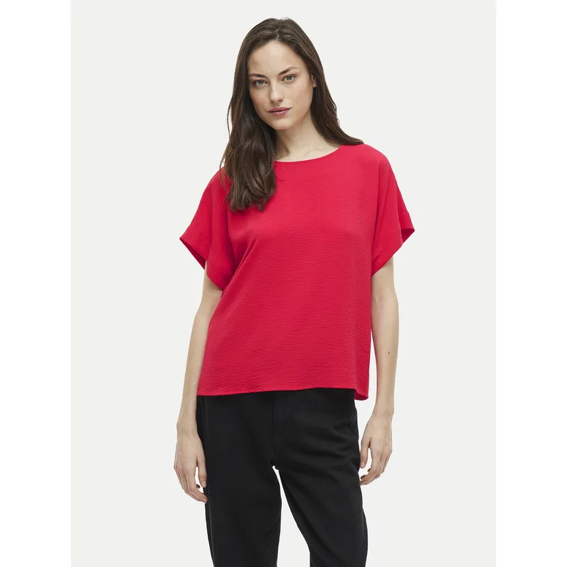 Vila T-Shirt Josa 14101663 Ροζ Regular Fit