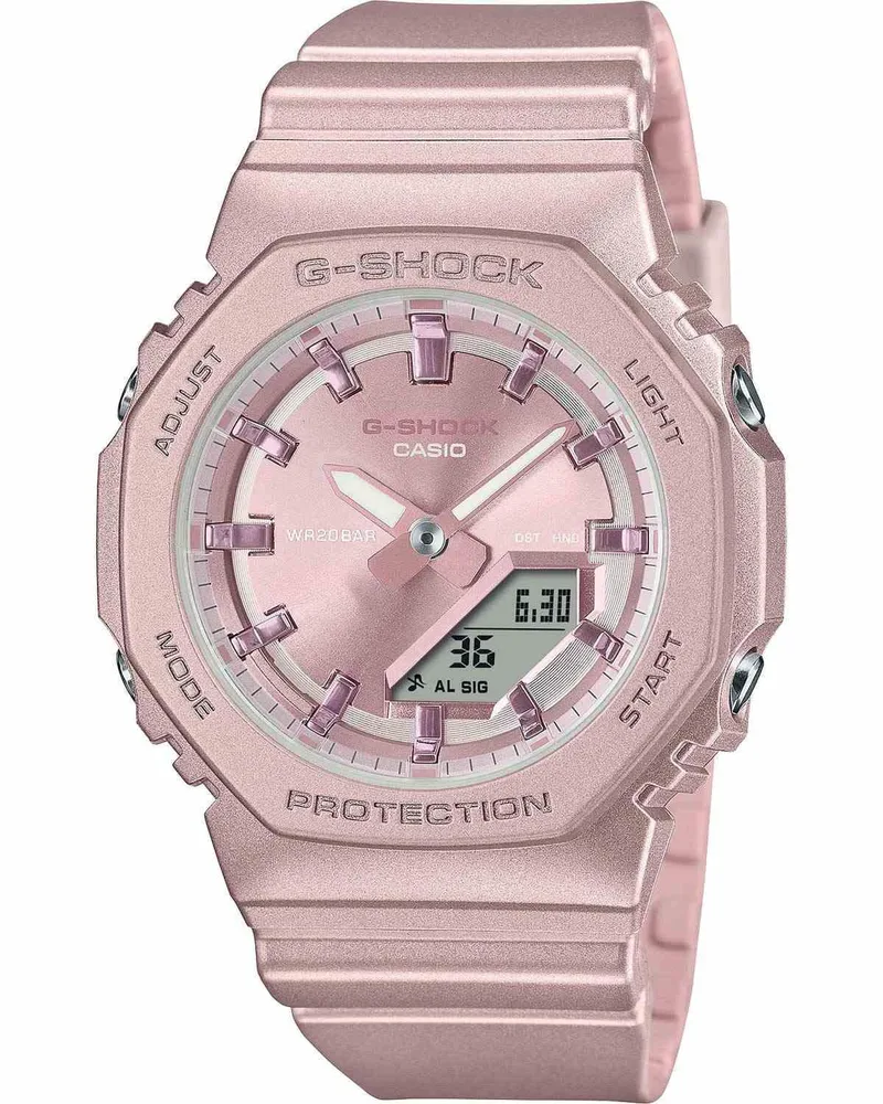 CASIO G-Shock Chronograph - GMA-P2100ST-4AER Ροζ case with Ροζ Rubber Strap