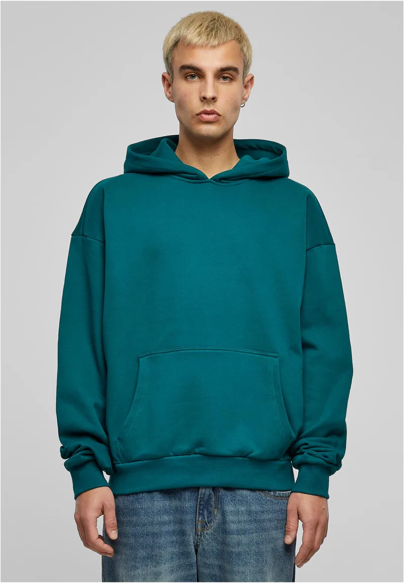 Ανδρικό Φούτερ με Κουκούλα Ultra Heavy Cotton Box BY162 Build Your Brand Retro Green