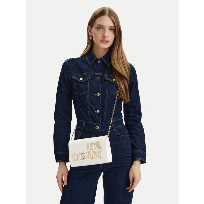 Τσάντα LOVE MOSCHINO JC4251PP0OKE110A Λευκό