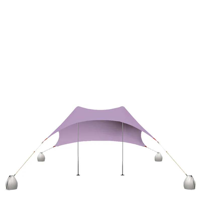 Salty Tribe Aeolians Beach Elastic Tent 200x200cm Τέντα Παραλίας Με Προστασία Uv Tri-078 Lilac