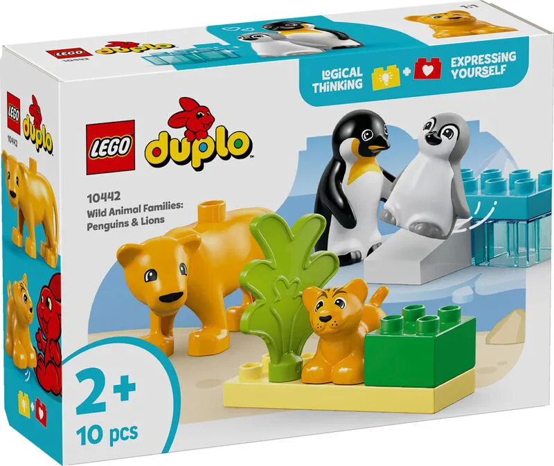 LEGO® Duplo Wild Animal Families: Penguins & Lions (10442)