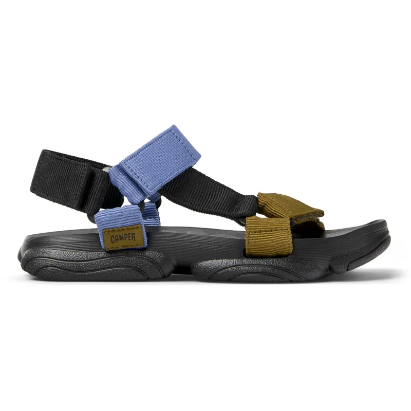 CAMPER Karst Sandal - Πέδιλα Για Γυναικεία - Μαύρο,Μπλε,Πράσινο, Μέγεθος 39, Cotton fabric