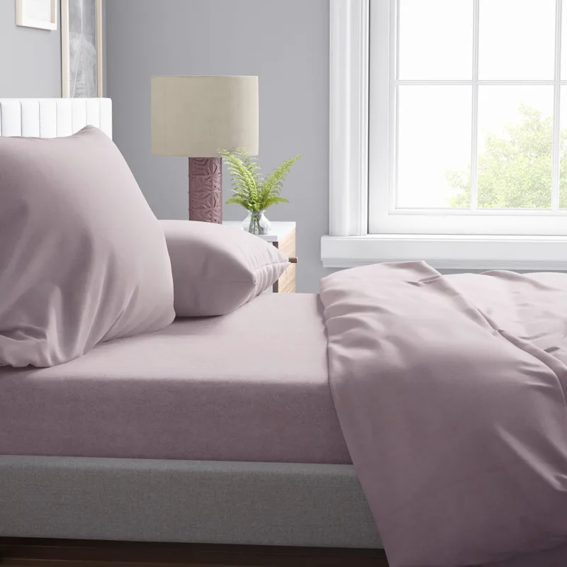 Μαξιλαροθήκη 50x70 Dimcol Melange 09 Lilac