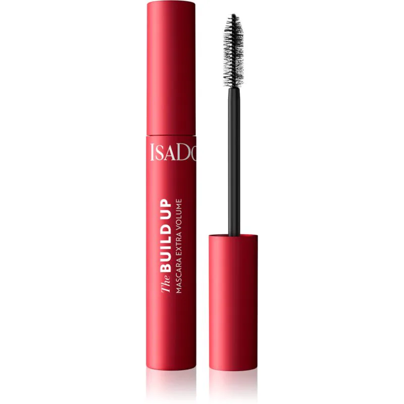 IsaDora The Build Up Mascara Extra Volume μάσκαρα για επιπλέον όγκο απόχρωση 01 Super Black 10 ml