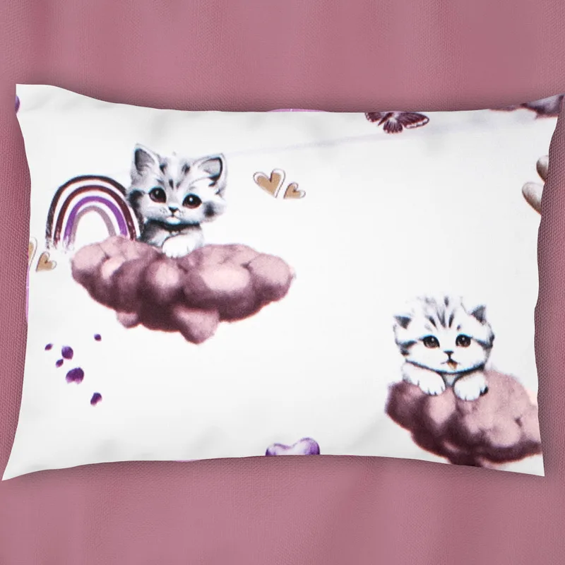 Βρεφική Μαξιλαροθήκη 35x45 Dimcol Kitten 561 Mauve