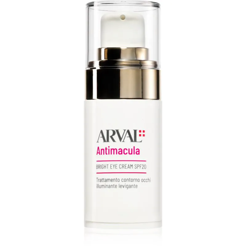 Arval Antimacula Bright Eye Cream SPF 20 λαμπρυντική κρέμα ματιών με λειαντικό αποτέλεσμα 15 ml