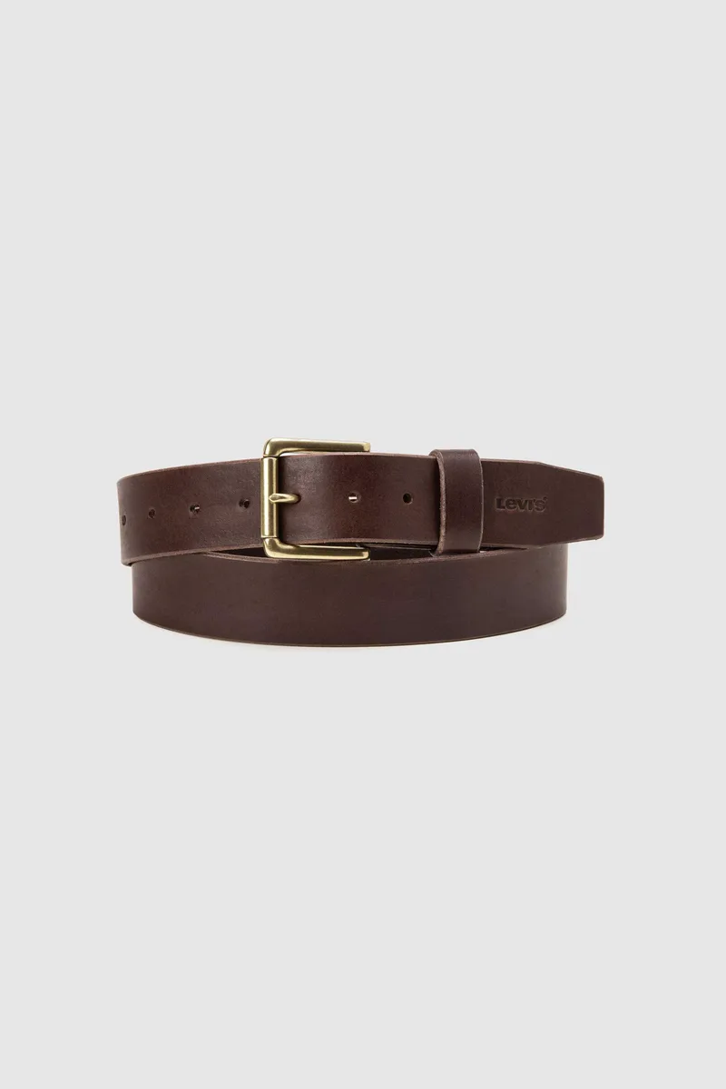 Levi's® ανδρική δερμάτινη ζώνη "Heritage" - D77250002 Καφέ
