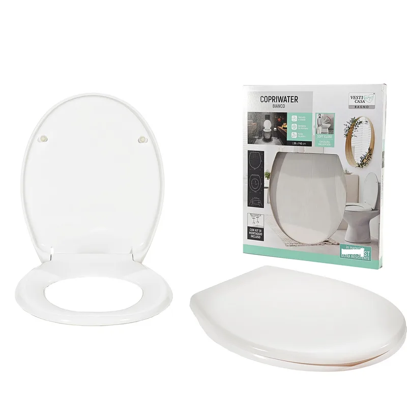 Κάλυμμα Λεκάνης Λευκό Duroplast 45x37cm