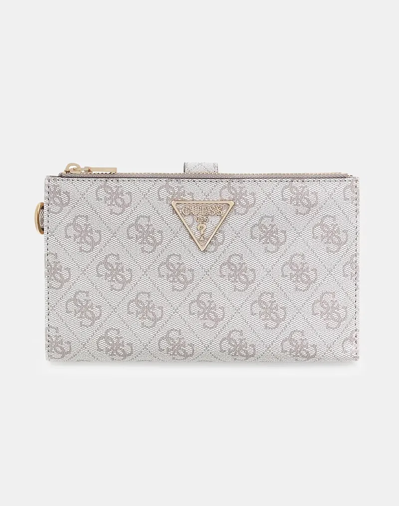 GUESS LAUREL II SLG DBL ZIP ORGNZR ΑΞΕΣΟΥΑΡ ΓΥΝΑΙΚΕΙΟ SWSG7459157-DKO Ecru