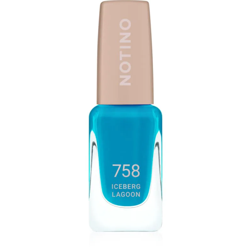 Notino Gel Effect Nail Polish βερνίκι νυχιών για τζελ αποτέλεσμα 758 Iceberg Lagoon 10 ml