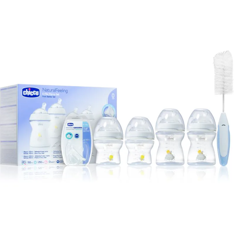 Chicco Natural Feeling First Starter Set σετ δώρου για μωρά 0 m+