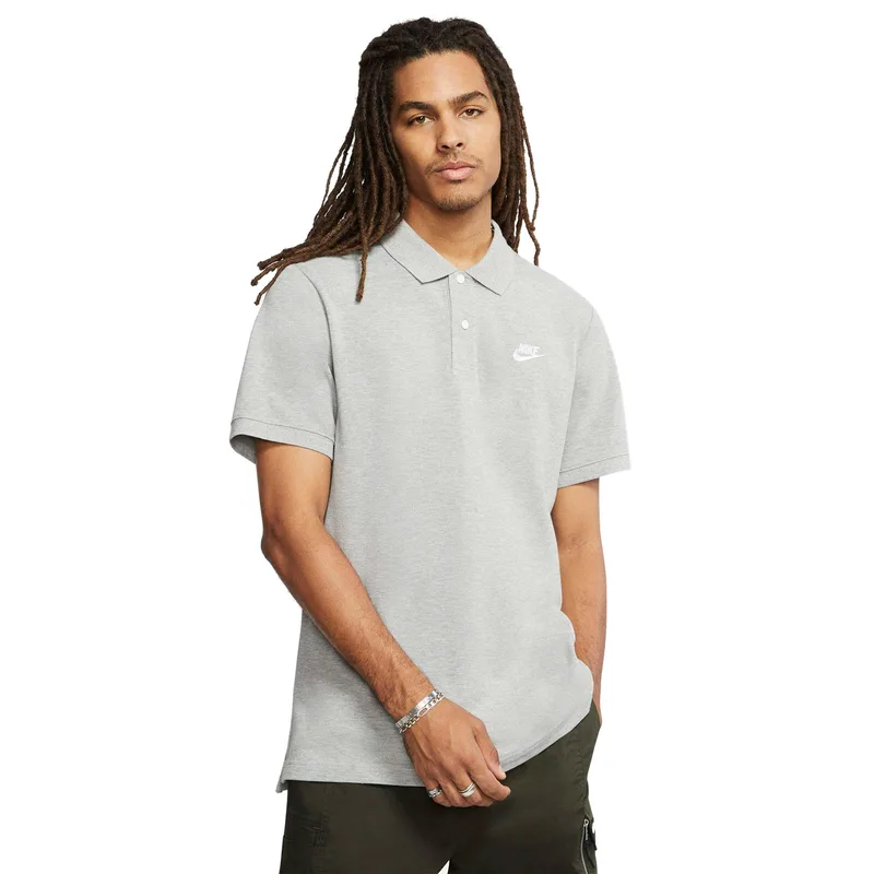 NIKE SPORTSWEAR POLO T-SHIRT ΓΚΡΙ