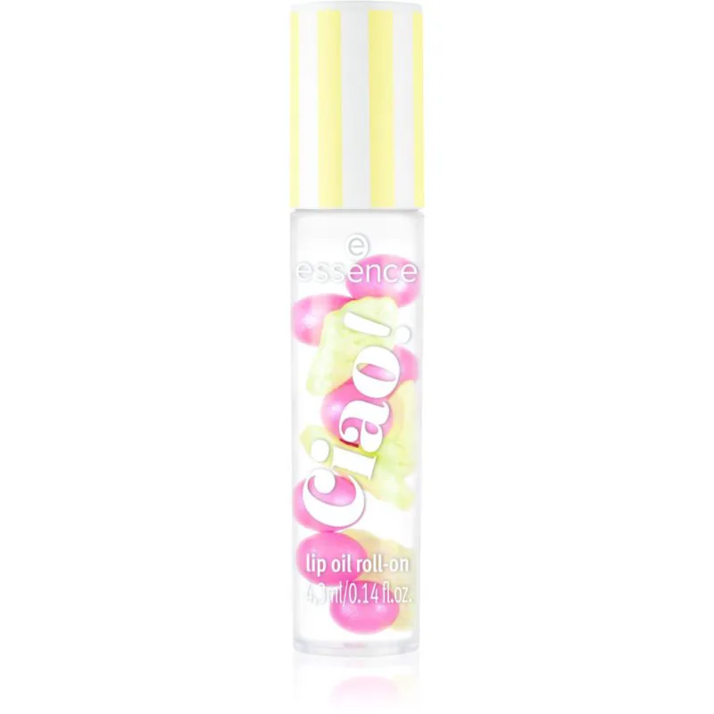 essence Ciao! Έλαιο για τα χείλη roll - on απόχρωση 01 Ciao Cutie 4.3 ml
