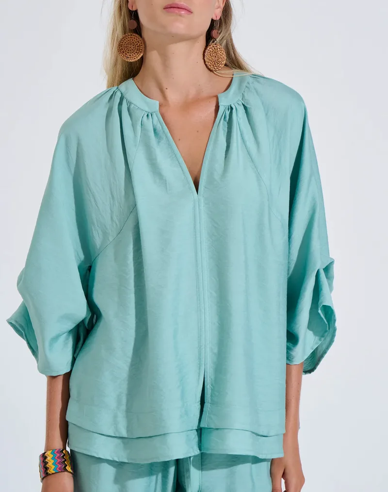 BILL COST ΜΠΛΟΥΖΑ 10-350540-1-ΜΕΝΤΑ MintGreen